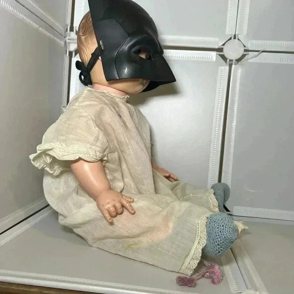 Vintage Creepy Scary Batman Doll Haunted Doll - Picture 6 of 10